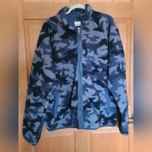 Mens Columbia Blue Camo Jacket